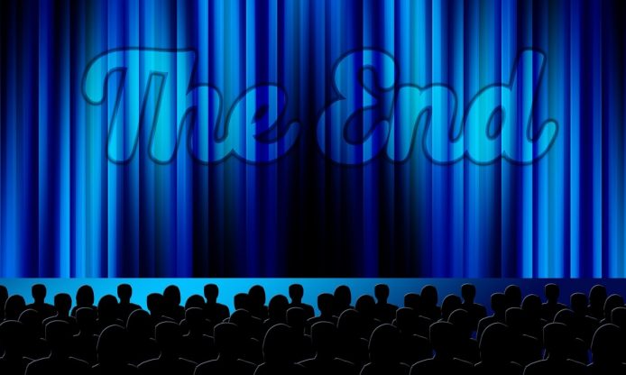 Animaatiokuva yleisöstä elokuvateatterissa.