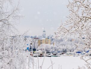 Talvinen Mikkelin satama.
