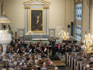 Konsertti kirkossa.