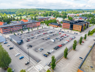 Ilmakuva kampuksesta.