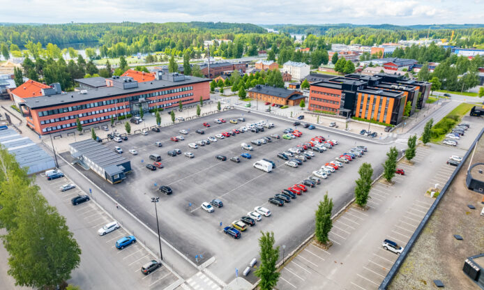 Ilmakuva kampuksesta.