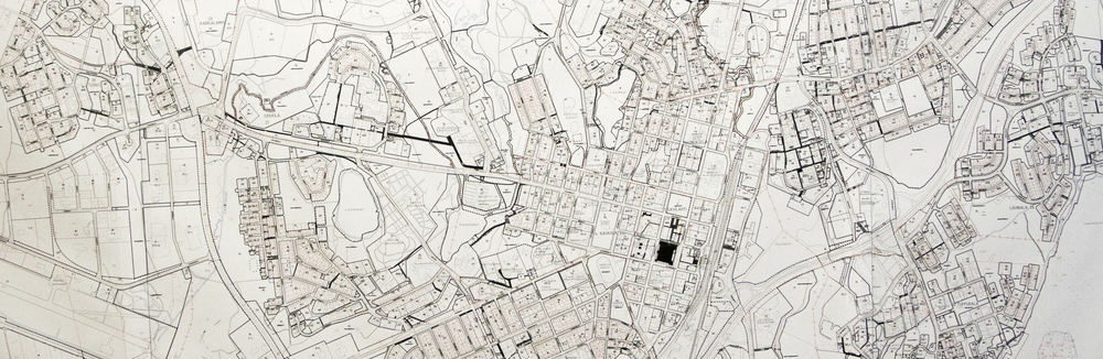 Kartta keskusta-alueesta.