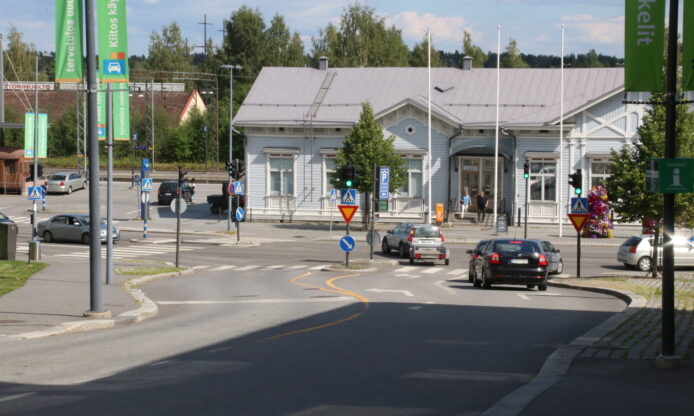 Näkymä Mikkelin rautatieasemalle.