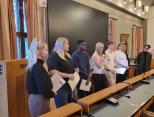 Palkittuja urheilijoita.