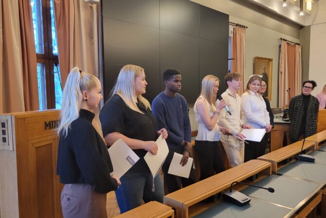 Palkittuja urheilijoita.