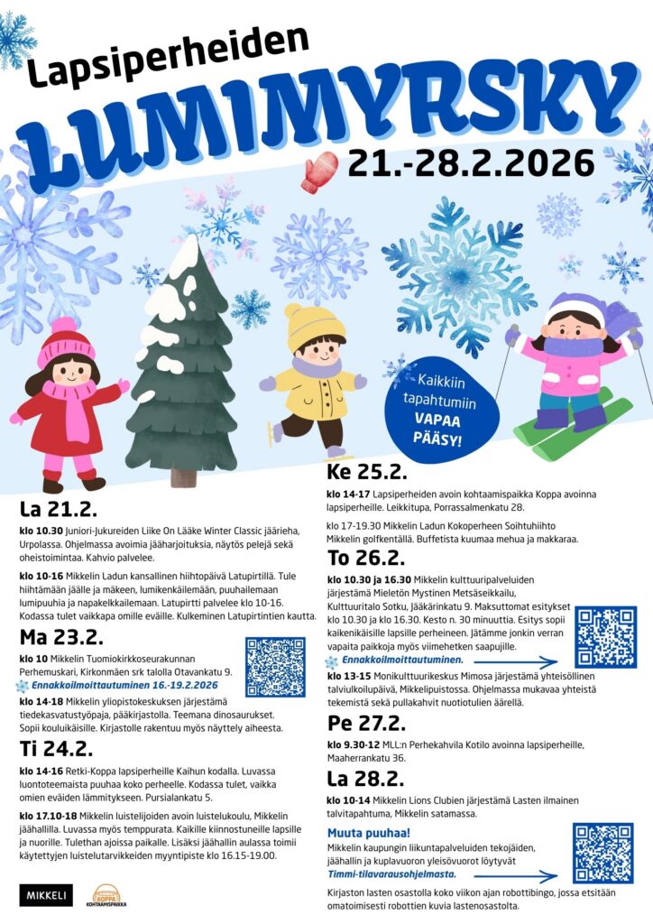 Lapsiperheiden Lumimyrskyn ohjelma