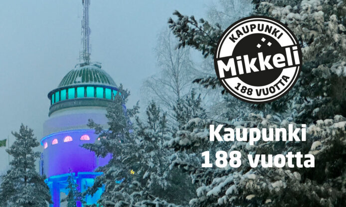 Talvinen kuva Naisvuoren näkötornista.