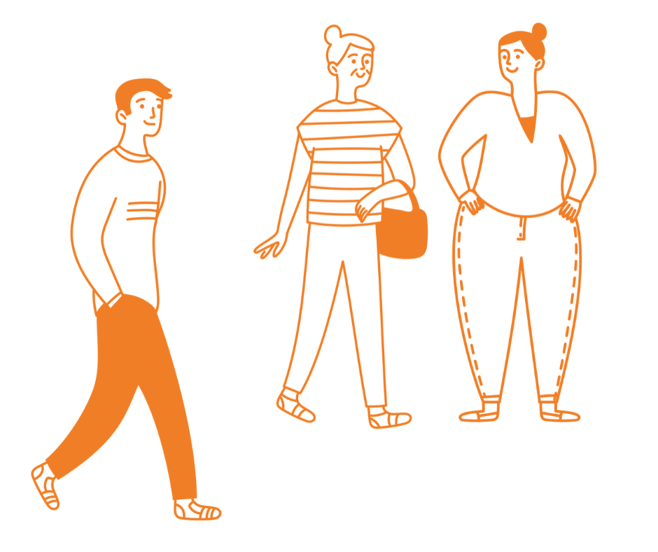 Mies ja kaksi naista.