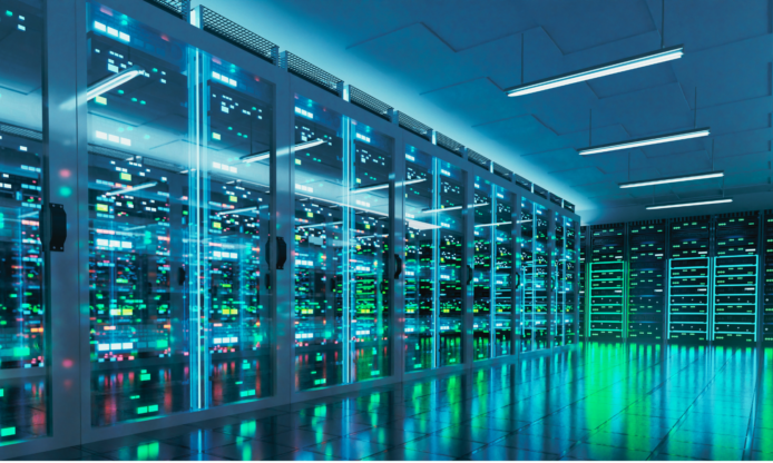 Kuvituskuva datakeskuksesta.