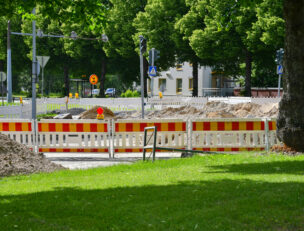 Tietyömaa.